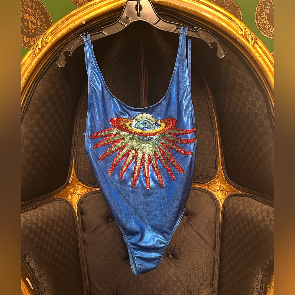 Brigette One Piece with Planet Design, Size Petite